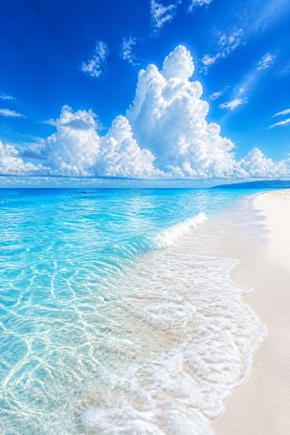 爽やかな夏の海