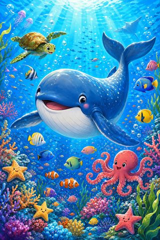 にぎやかな海のなかまたち